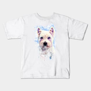 Westie Head Kids T-Shirt